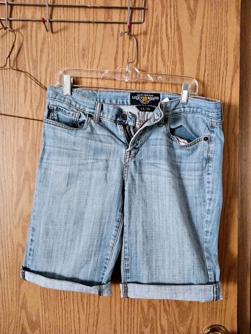 Lucky Brand Denim Jean Shorts Blue Size 12/31 Like New
